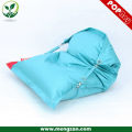 Design moderno travesseiro em forma de saco de feijão saco de feijão ao ar livre com tira ajustável